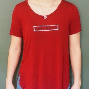 "Non-Basic" Red T-Shirt
